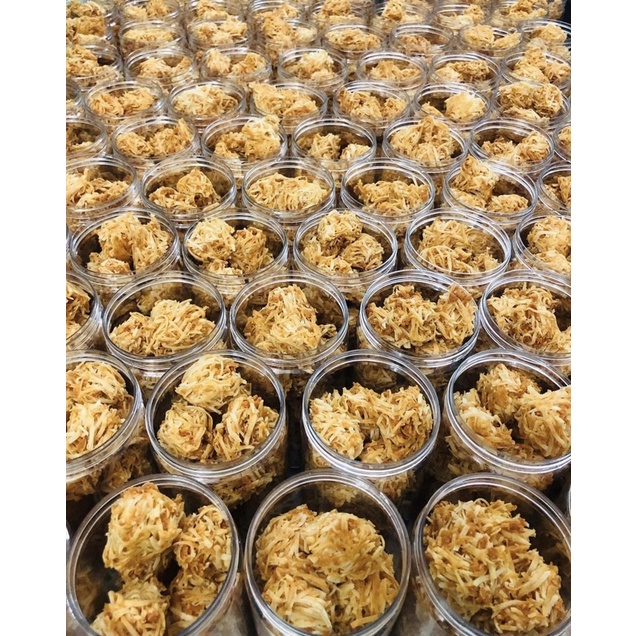 Bánh dừa nướng- cookies dừa 220g - dừa đóng túi riêng từng viên.