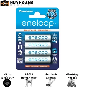 Bộ 4 Pin AA/AAA Panasonic Eneloop - Tặng kèm hộp đựng pin