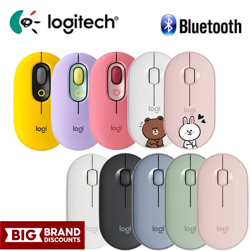 Chuột Bluetooth Không Dây Pebble M350 / POP 2.4GHz 1000DPI Siêu Chính ...