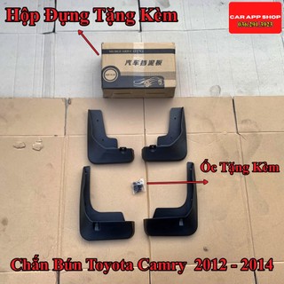 Chắn Bùn Toyota Camry Đời 2012-2014 Chất liệu Nhựa Dẻo Tặng kèm Ốc Vít ,Bộ 4 Chiếc Hàng Loại 1