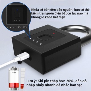 Elinksmart Khoá vân tay ổ khóa chống trộm khóa thông minh chuyên dụng cho cửa cổng sân vườn cao cấp