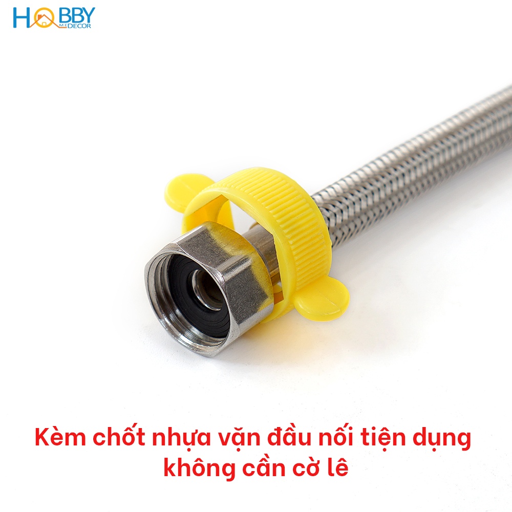 Dây cấp lạnh cho sen vòi bồn cầu Inox 304 HOBBY Home Decor DCL