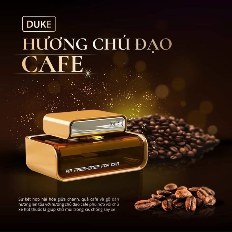 Nước hoa cao cấp DUKE chiết xuất  100% thiên nhiên, khử mùi, chống say xe..
