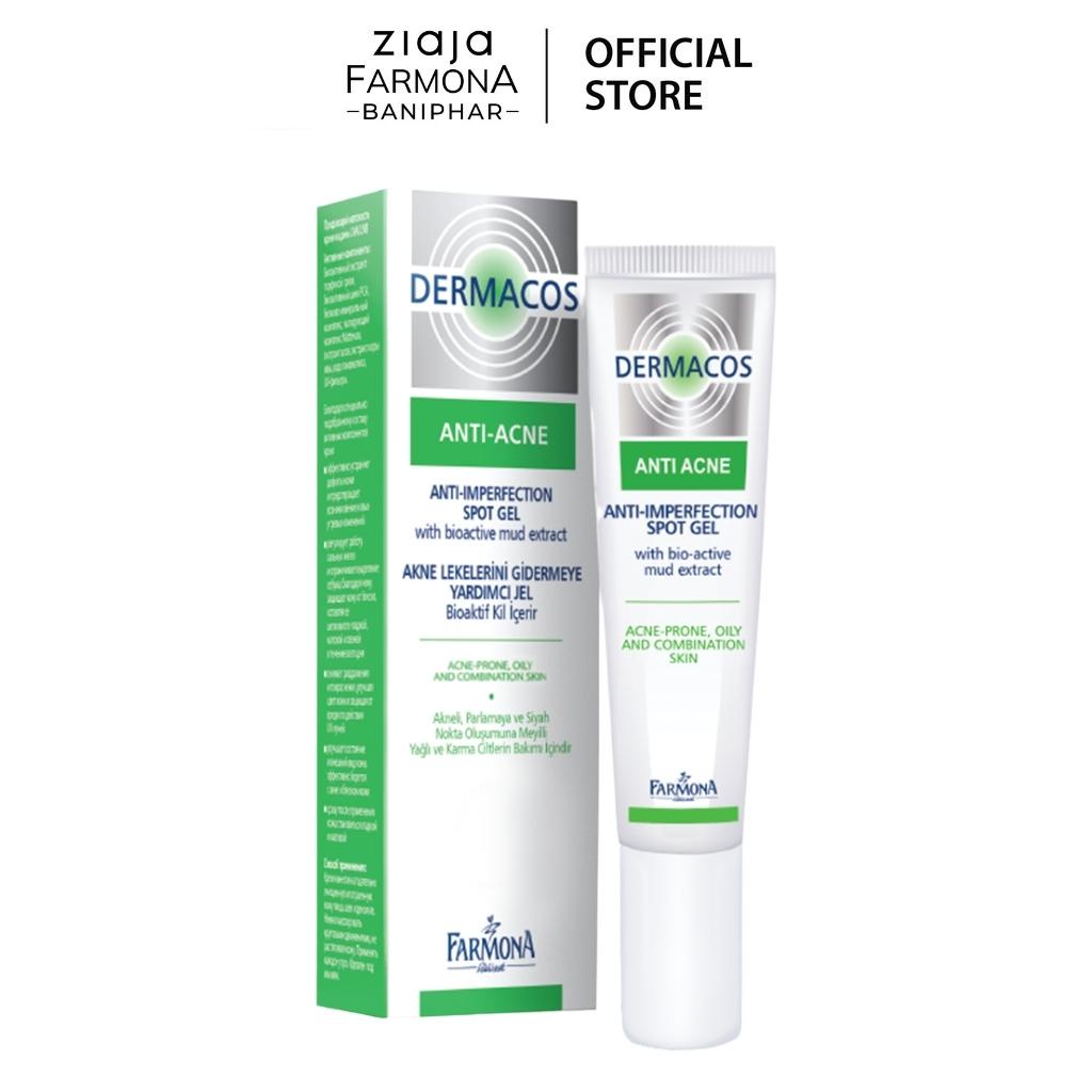 Mô tả Gel Chấm Mụn Dermacos Farmona Giúp Giảm Mụn Dịu Nhẹ Các Kích Ứng Da Dermacos Anti-Ance Anti Imperfection Spot Gel 15ML - 1