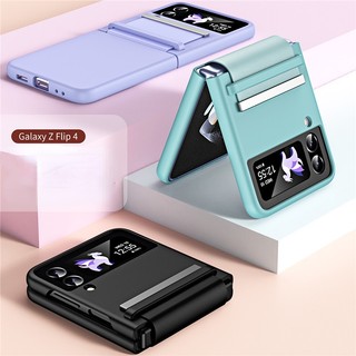 Ốp Điện Thoại Cứng Nhám Chống Sốc Có Giá Đứng Và Dây Đeo Cho Samsung Galaxy Z Flip 4 Z Flip 3 5G