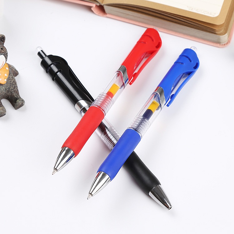 Bút Bi Bấm Mực Đen Đỏ Xanh Ngòi 0.5mm | Shopee Việt Nam