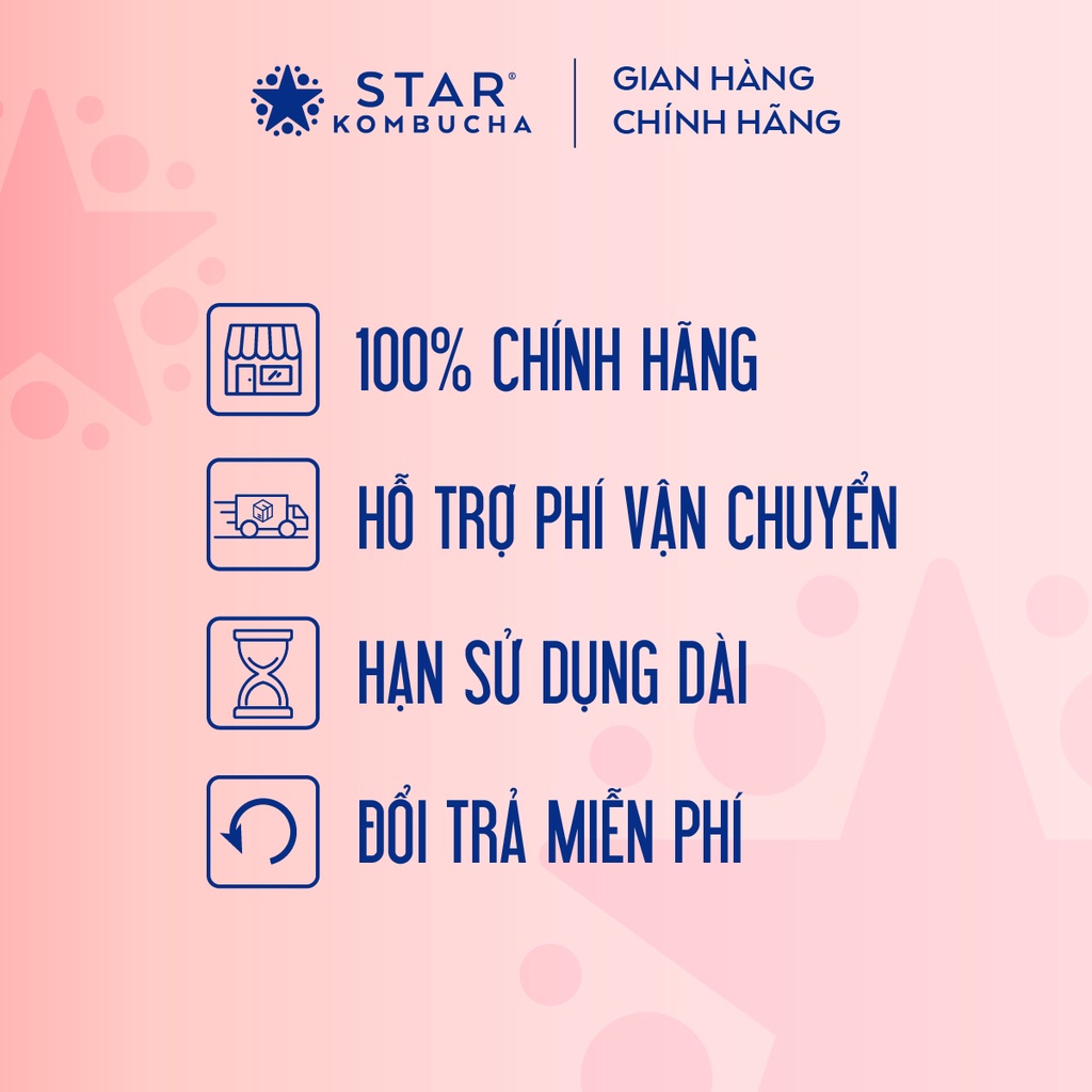Ảnh Thùng 12 lon trà STAR KOMBUCHA Dâu Tây /Strawberry (250ml/lon)- Trà lên men vi sinh bảo vệ sức khỏe 3