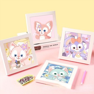 [Sale 50%]  Tranh đính đá tự làm CÓ KHUNG KÈM COMBO DỤG CỤ rèn luyện tính kiên trì, Bộ tranh kim cương 5D DIY nhiều mẫ