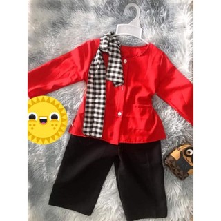 [8-20kg] Bộ bà ba cho bé trai bé gái kèm khăn