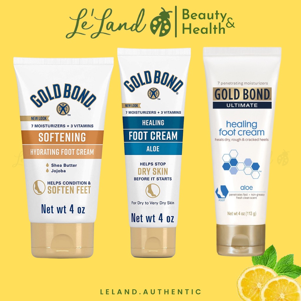 Gold bond Kem dưỡng gót chân Gold bond Ultimate Healing Foot Cream