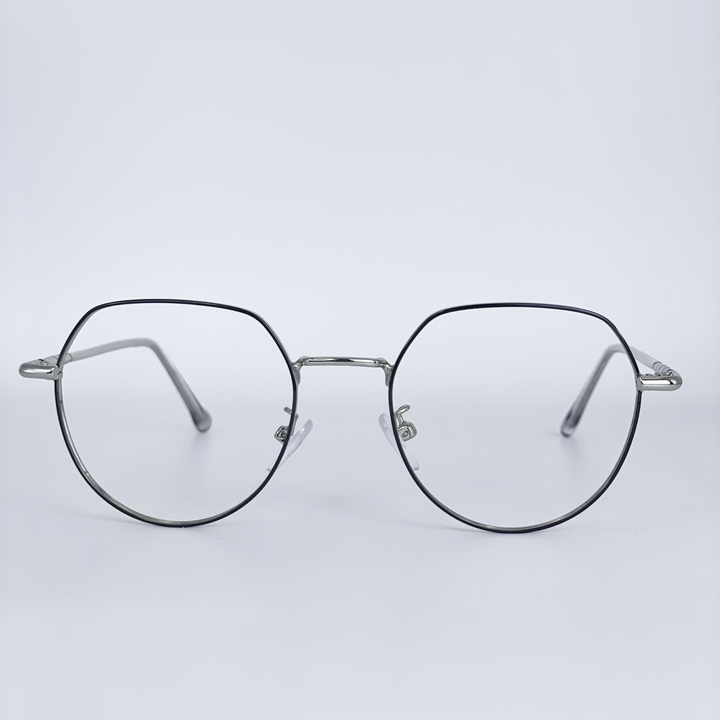Gọng Kính Cận Mắt Tròn Nam Nữ Thời Trang LemonEyewear Gọng Kim Loại LE2283