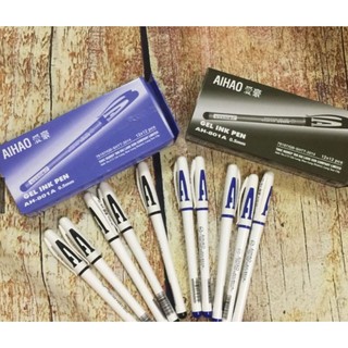 10 cây/ hộp bút chữ A, bút chữ A AIHAO 801A Ngòi 0,5mm Chất mực Cao Cấp, viết êm