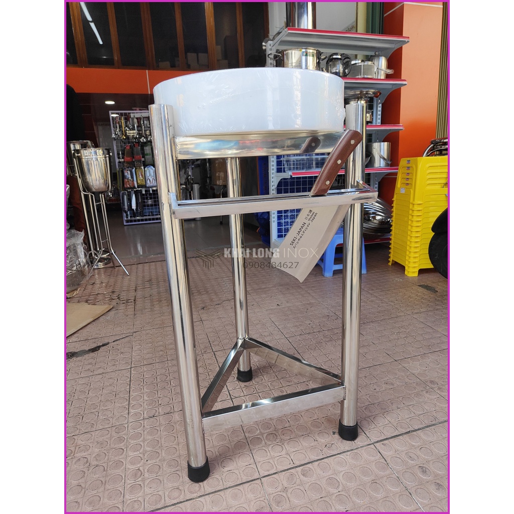 Chân kệ inox kê thớt tròn siêu bền dùng trong công nghiệp / Thớt tròn ...