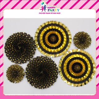 Set Quạt Giấy Trang trí Sinh Nhật Hoặc Làm Background tại Happy Party giá cũ 75k giảm còn 45k