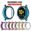 Vỏ bảo vệ mạ kim cương Bling cho Samsung Galaxy watch Active 2 case active2 40mm 44mm 40 44 mm phụ kiện đồng hồ thông minh