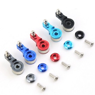 💖25t Kim Loại Có Thể Điều Chỉnh Giảm Chấn Cánh Tay Servo Sừng Cho 1 / 10 RC Xe Bánh Xích TRX4 -4 TRX6 Nâng Cấp Phần