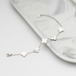 Vòng tay nữ LAMY Five Four Leaf Clovers Bracelet Silver 2026