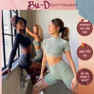 Bộ đồ thể thao tập gym,yoga nữ BOTEE INTENSITY chất dệt kim dày dặn che khuyết điểm (TÁCH LẺ BÁN)