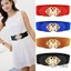 MERIGGIARE Thắt lưng co giãn rộng thời trang Váy nữ co giãn thông thường Cummerbund