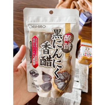 Viên uống tỏi đen tăng sức đề kháng Orihiro Nhật Bản gói 180 Viên - PHUONGTHAO.JPSHOP