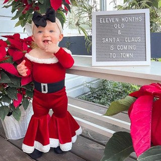 Trang phục tiệc gia đình sang trọng Giáng sinh có mũ ông già Noel