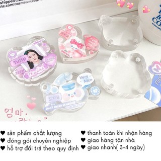 Khung Ảnh Để Bàn 3D Acrylic Trong Suốt Gía Đỡ Mini Hình Chữ Nhật Timo VPBL14