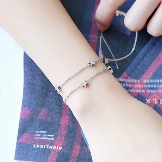 Lắc tay nữ LAMY Five Pointed Star Bracelet Silver 2025