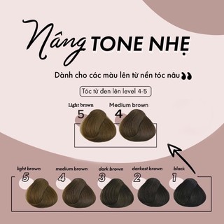 Thuốc Nâng Tone , Nâng Nền Tóc - Lên Tone Sáng, Nhuộm Tóc Chuẩn Màu - Độ Dưỡng Cao | Khanhcolor