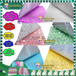 [LOẠI 1] COMBO 10- 30 GIẤY GÓI QUÀ KIM TUYẾN 3D CHIẾU LẤP LÁNH RẤT SANG ĐẸP - GIẤY KIM TUYẾN GÓI QUÀ QUÁ ĐẸP