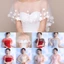 JVSUB Dạ Hội Prom Cape Cosplay Nữ Áo Mềm Phụ Kiện Cưới Cưới Khăn Choàng Cô Dâu