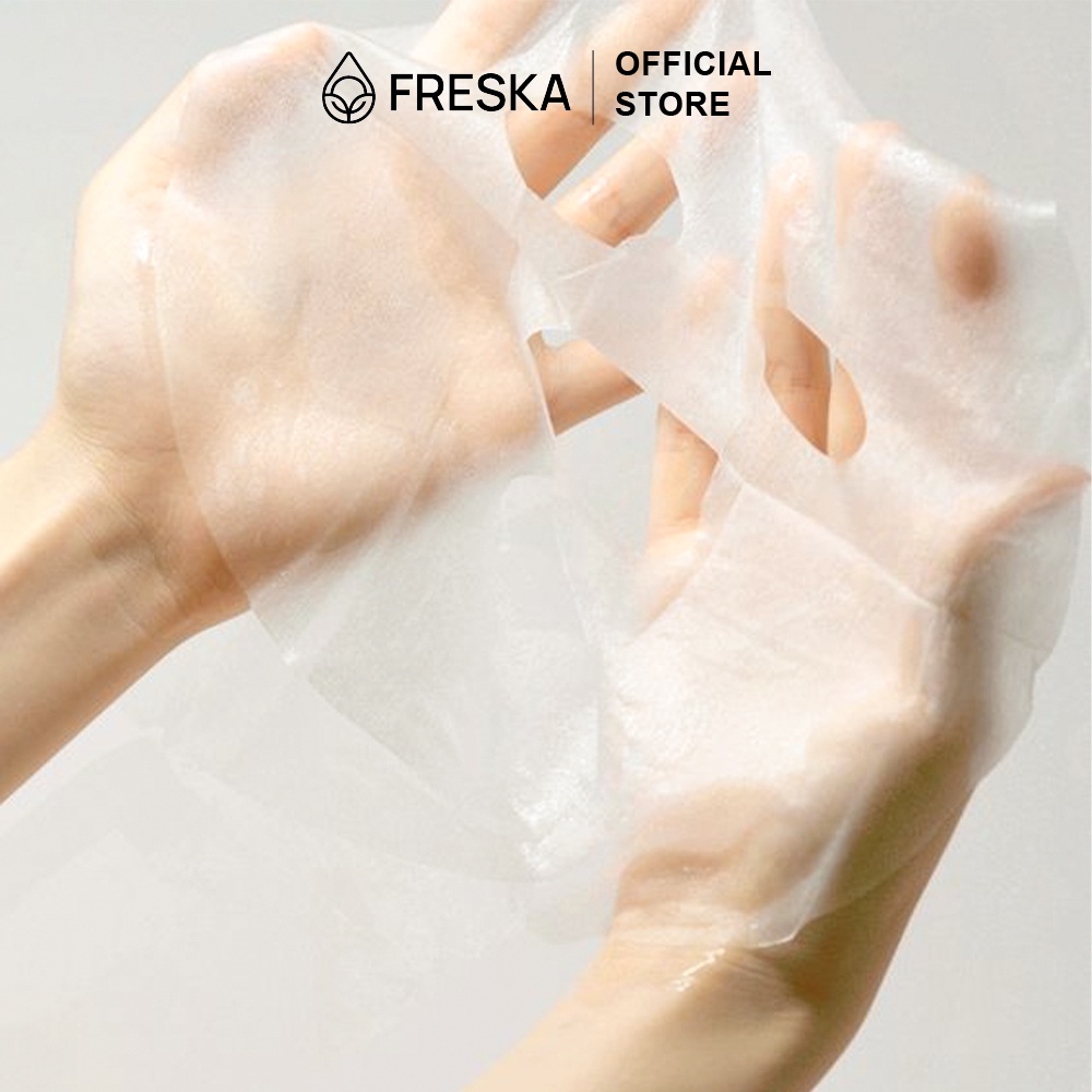 Ảnh Mặt nạ giấy rau má Freska Natural Solution Mask Sheet – Centella 25ml 4