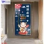 Tranh Treo Tường Mèo Thần Tài , Tranh Tráng Gương D40x60cm D50x75cm D60x90cm D70x120m