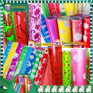 SET 5 GIẤY KIẾNG GÒI QUÀ  70X50CM LOẠI TỐT - GIẤY GÓI QUÀ GIẤY GÓI HỘP QUÀ GIAO NGẪU NHIÊN MÀU