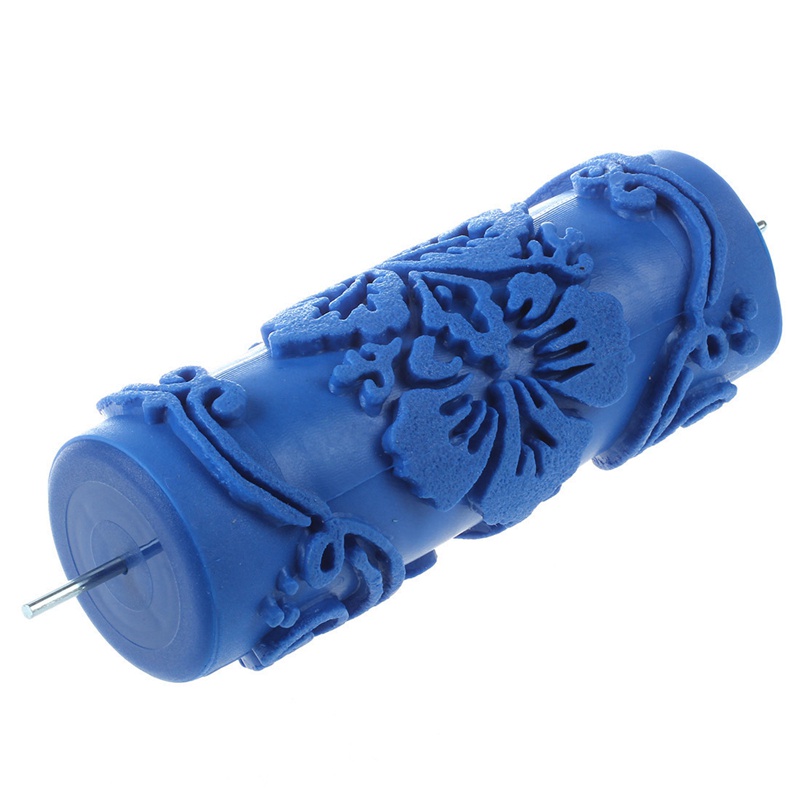 Con lăn sơn họa tiết trang trí cho thiết kế máy hoa / xanh 15 cm