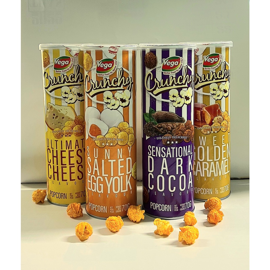 Combo 4 lon Snack bắp rang Crunchy 70g | Shopee Việt Nam