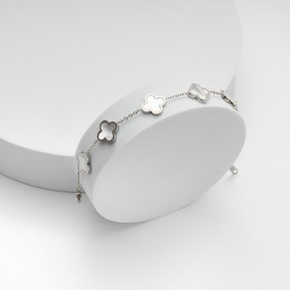 Vòng tay nữ LAMY Five Four Leaf Clovers Bracelet Silver 2026