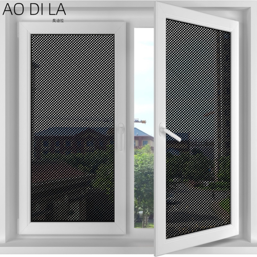 Decal Lưới Dán Kính BEDO PVC Cao Cấp Quảng Cáo Cửa Hàng Văn Phòng Chống Nắng Xuyên Thấu