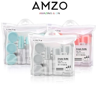 AMZO_BỘ CHIẾT MỸ PHẨM DU LỊCH MINI 5 MÓN NHỎ GỌN TIỆN LỢI
