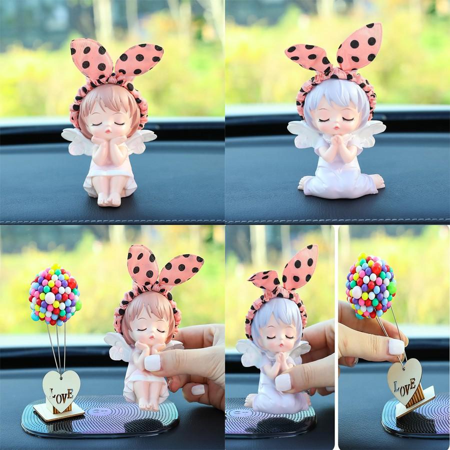 Trang Trí Taplo Xe Hơi Bé Gái Thiên Thần Có Cánh Dễ Thương – Decor Ô Tô Cute, Phụ Kiện Nội Thất Xe Hơi Cho Nữ