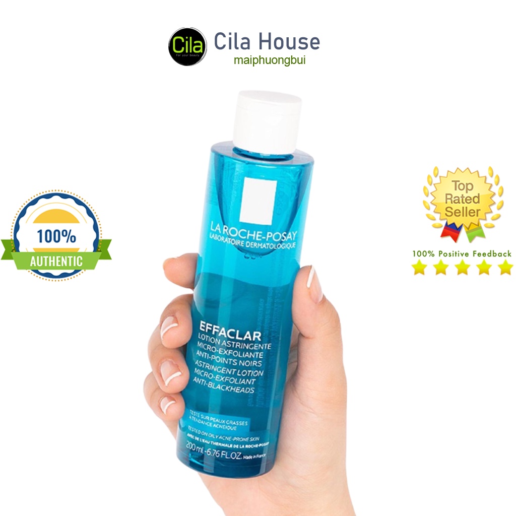 Nước Hoa Hồng La Roche Posay Effaclar Astringent Micro-Exfoliating Lotion Da Dầu Mụn – Cila House