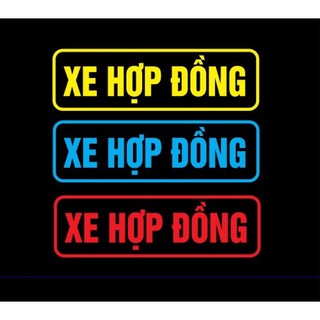 (1 cái) xe hợp đồng decal phản quang laoi5 1 đèn chiếu vào phát sáng không bay màu