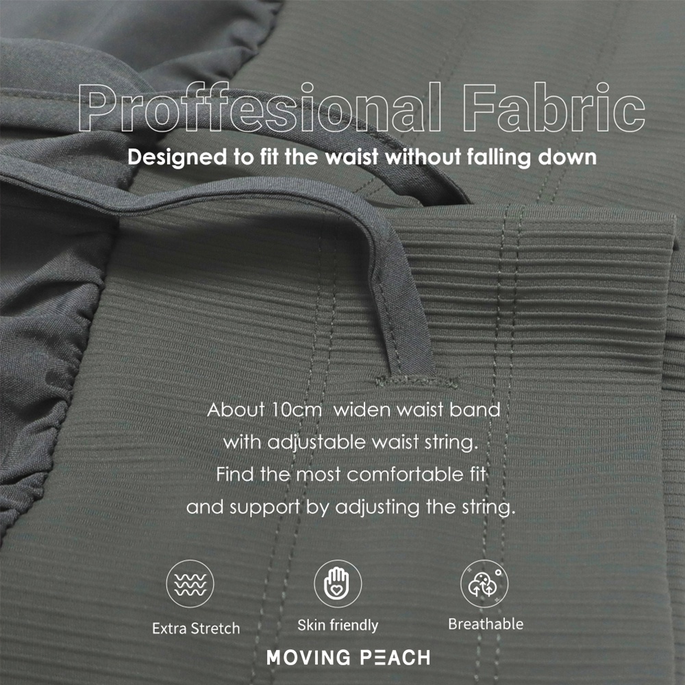 Ảnh MOVING PEACH Quần Jogger Thể Thao Lưng Cao In Họa Tiết Quả Đào Có Size S-XL Cho Nữ DLD 1