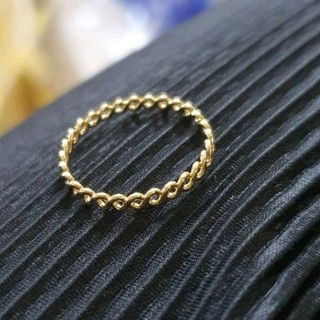 nhẫn mảnh họa tiết xoắn thời trang QNshop handmade
