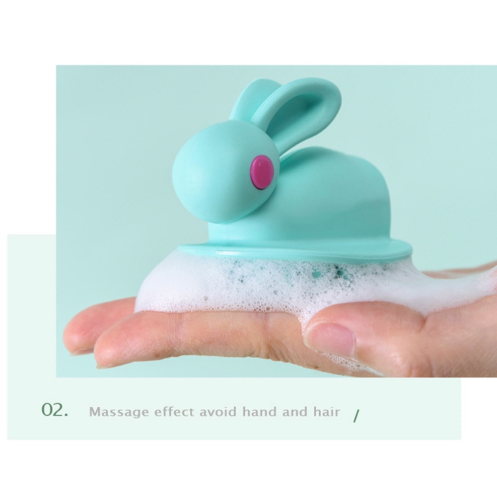 Ảnh Lược gội/ mát xa da đầu ANNIES khô và ướt chất liệu cao su silicon mềm cao cấp 2