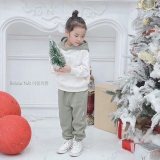 Bộ nỉ bông bé trai bé gái Batala kids, set nỉ hoodie trẻ em siêu ấm phong cách Hàn Quốc in chữ HELLO cho bé từ 10-22kg