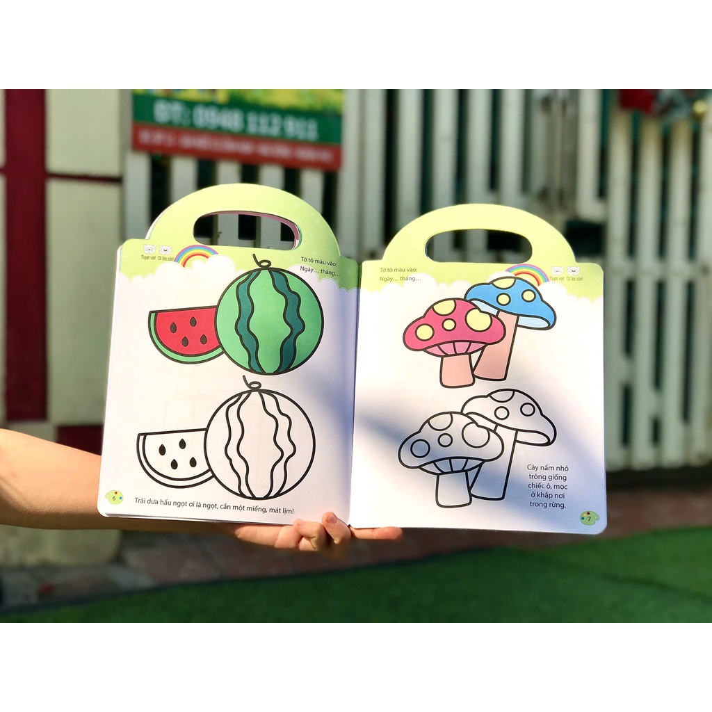 Ảnh SÁCH - Bé tập tô màu - Từ cơ bản đến nâng cao ( nhiều chủ đề ) 3