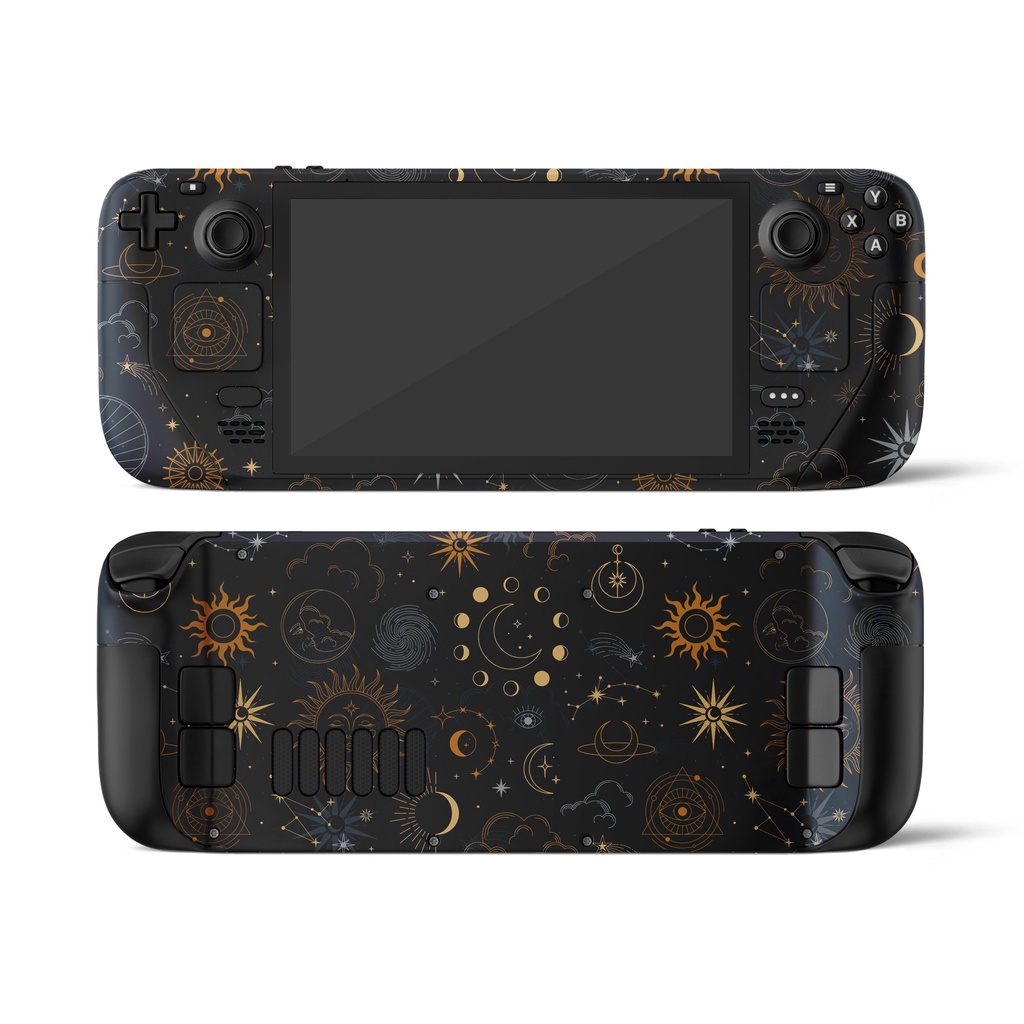 Skin dán Steam Deck mẫu Constellation Stargazing Night (Đã cắt sẵn chi tiết, dễ dán)