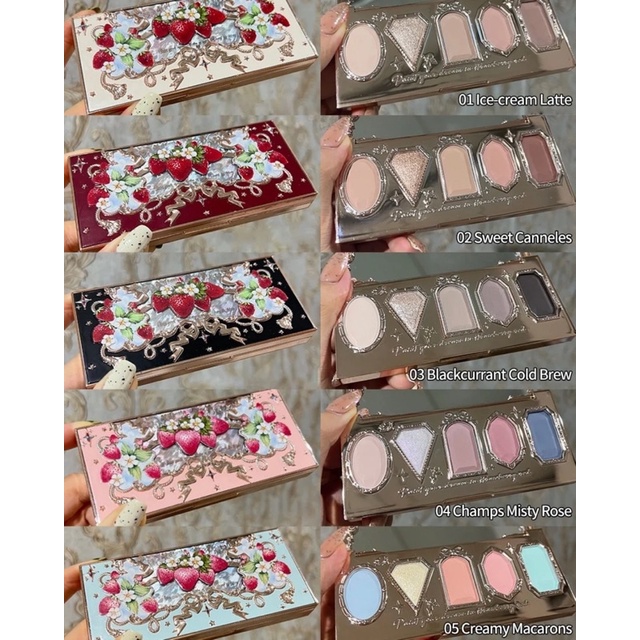 Sẵn Phấn mắt Flower knows strawberry rococo eyeshadow palette flower knows phấn mắt hoa biết dâu Flower knows Strawberry | BigBuy360 - bigbuy360.vn
