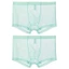 Full Thoáng Khí Lưới Đen Quần Lót Nam Boxer Quần Đùi Ice Silk Gợi Cảm Siêu Mỏng Trong Suốt Khỏa Thân Dưới1