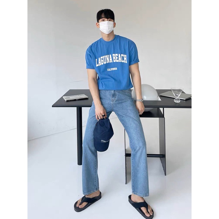 Áo thun Stee Cổ tròn LAGUNA Localbrand ICVCVNI Unisex
